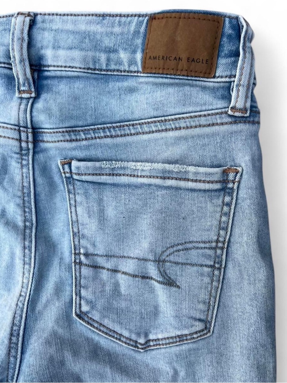 American Eagle Outfitters Next Light Blue Skinny Jeans US 2 - Picture 7 of 8